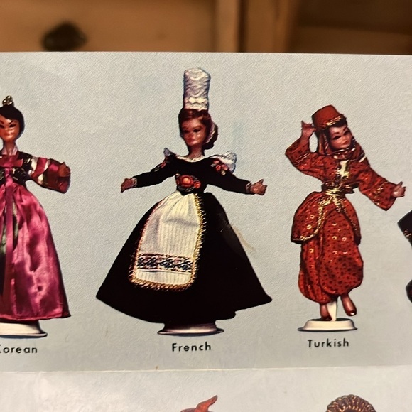 Vintage Flagg International Doll France Original Box 8” Tall Flexible Play Dolls - Picture 7 of 11